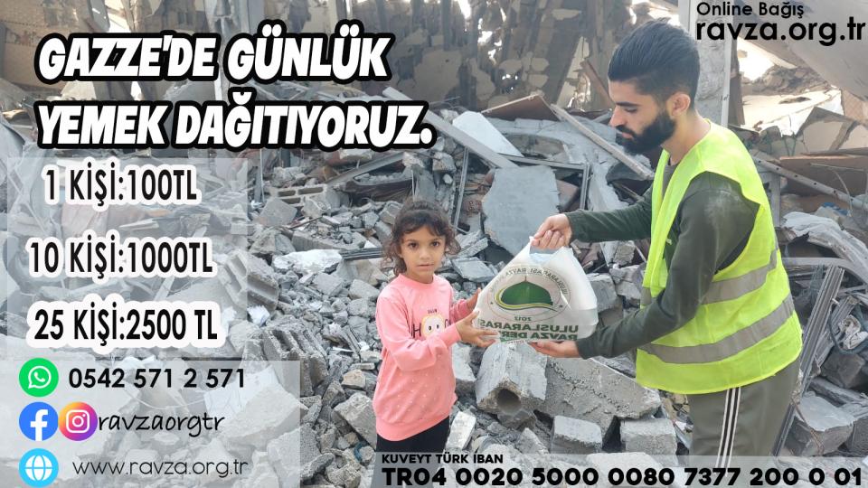 GAZZEYE UZANAN ELİNİZ ULUSLARARASI RAVZA DERNEĞİNİZ
