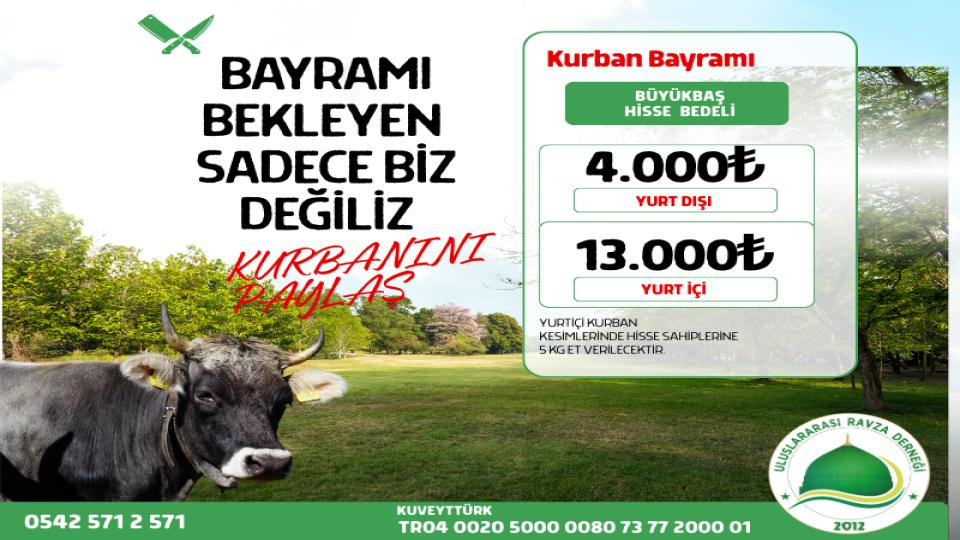 Bayramı bekleyen sadece biz değiliz…