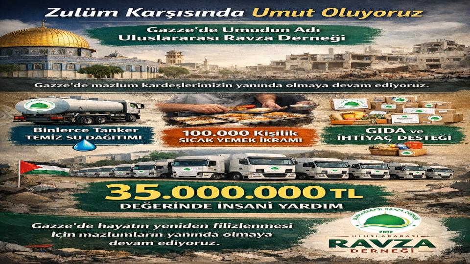 Gazze’de Umudun Adı ''Uluslararası Ravza Derneği''