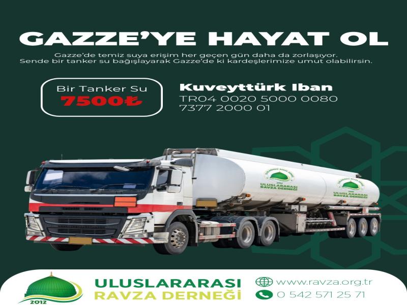 GAZZELİ KARDEŞLERİMİZİN YANINDAYIZ.