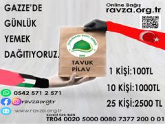 GAZZEYE UZANAN ELİNİZ ULUSLARARASI RAVZA DERNEĞİNİZ