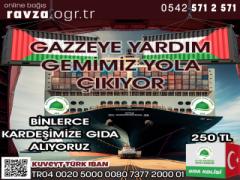 Gazze için yardım gemimiz yola çıkıyor