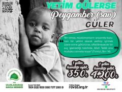 YETİM GÜLERSE PEYGAMBER EFENDİMİZ (s.a.v)’DE GÜLER PROJESİ