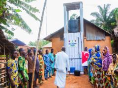 Afrika'da Benin'de Mart 2026 da açtığımız Depolu, Çok Çeşmeli Su Kuyumuz Allah’ın izniyle faaliyete geçmiştir.