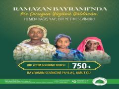 ULUSLARARASI RAVZA DERNEĞİ RAMAZAN BAYRAM'INDA DA YETİM ÇOCUKLARIMIZIN YANINDA.