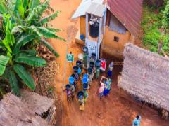 Afrika'da Benin'de Mart 2026 da açtığımız Depolu, Çok Çeşmeli Su Kuyumuz Allah’ın izniyle faaliyete geçmiştir.