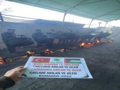 RAMAZAN BOYUNCA ONBİNLERCE GAZZELİ KARDEŞLERİMİZE İFTAR VERMEYE DEVAM EDECEĞİZ .