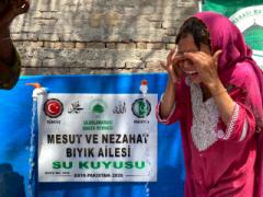 Değerli hayırsever Mesut ve Nezahat Bıyık'ın katkıları ile Pakistan'da açılan motorlu ve iki çeşmeli su kuyumuz hizmete girmiştir.