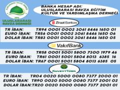 BANKA HESAP BİLGİLERİ