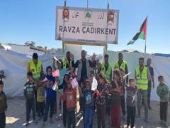 KUZEY GAZZE'DE ÇADIR KENT