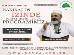 HAKİKATİN İZİNDE – HATİM VE DUA PROĞRAMI