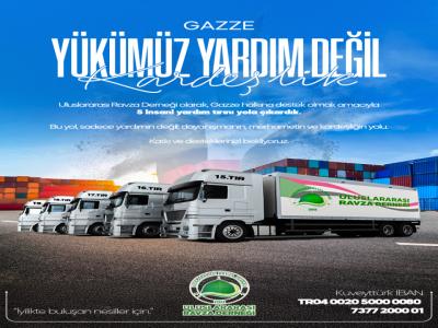“Yükümüz yardım değil, kardeşlik.”