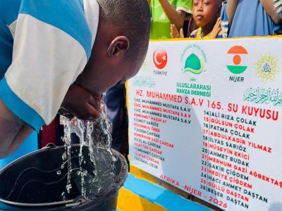 Peygamber Efendimiz (S.A.V) Adına Başlatılan 165. Hisseli Su Kuyusu Tamamlandı.