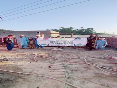 Pakistan\'da Yapımına Başlanan Hüseyin Yılmaz ve Ailesi Camii İnşa Çalışmaları Tüm Hızıyla Devam Ediyor.