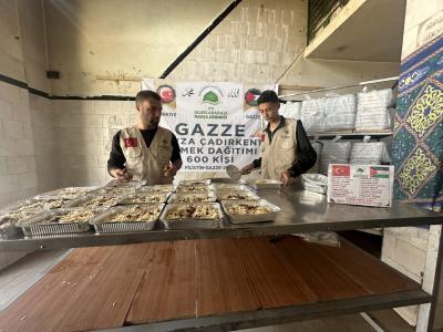 GAZZELİ KARDEŞLERİMİZİN YANINDAYIZ.